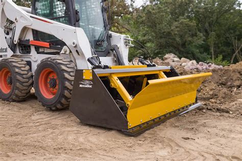 skid steer ejector bucket|push off bucket for skid steer.